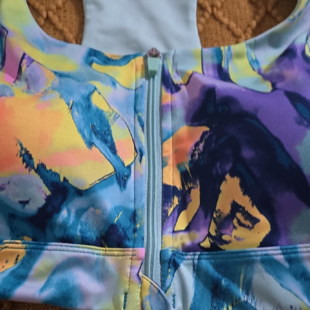 Tek Gear - Blue and Purple Sports Bra-Women's - Picture 3 of 6